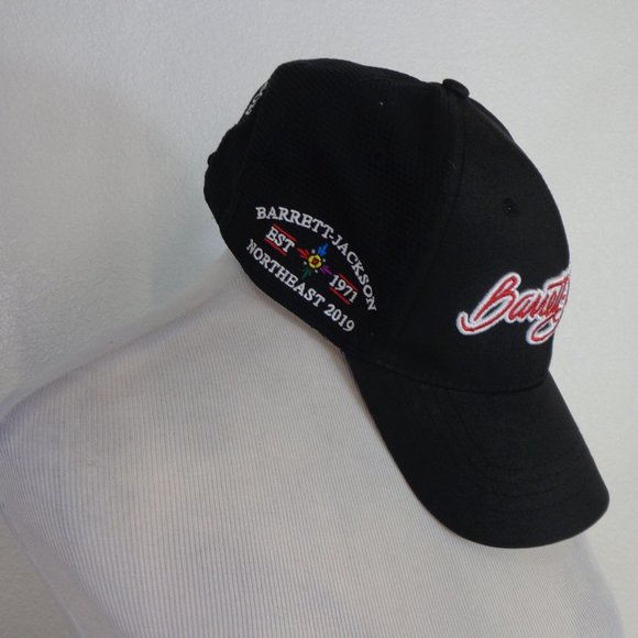 Barret Jackson custom classics hat black embroidered classic cut - Picture 2 of 7